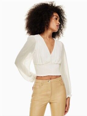 Aritzia Wilfred Wistful Blouse SIZE L